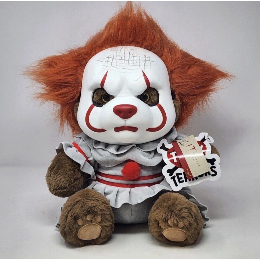 Spirit Halloween Pennywise Teddy Terrors Plush In Hand NWT